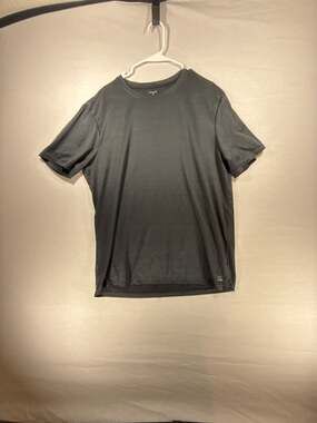 Layer8 Men's Quick-Dry Performance Crew Neck T-Shirt, Black, Size XL